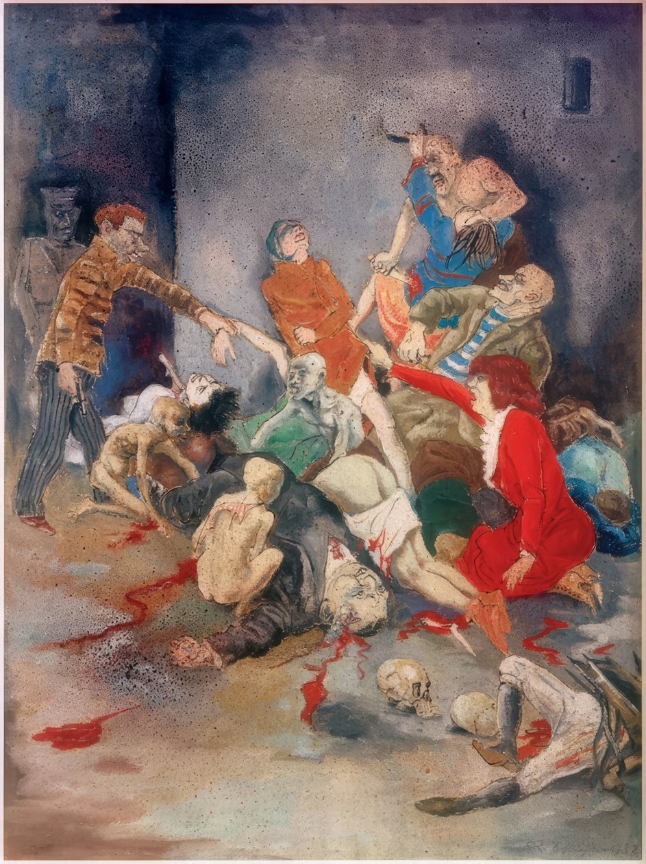 massmord av Rudolf Schlichter