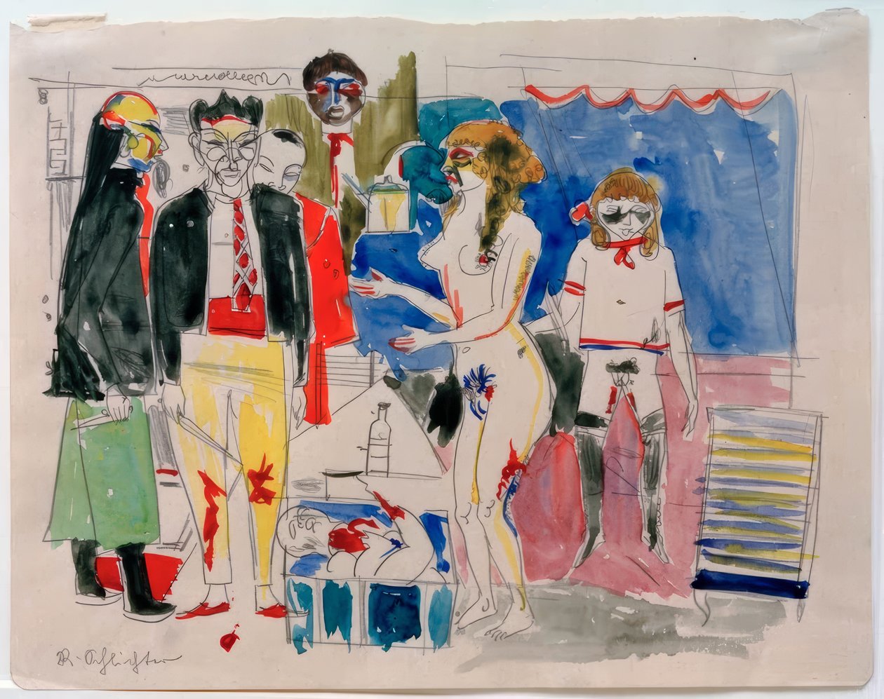 Sadistisk scen av Rudolf Schlichter