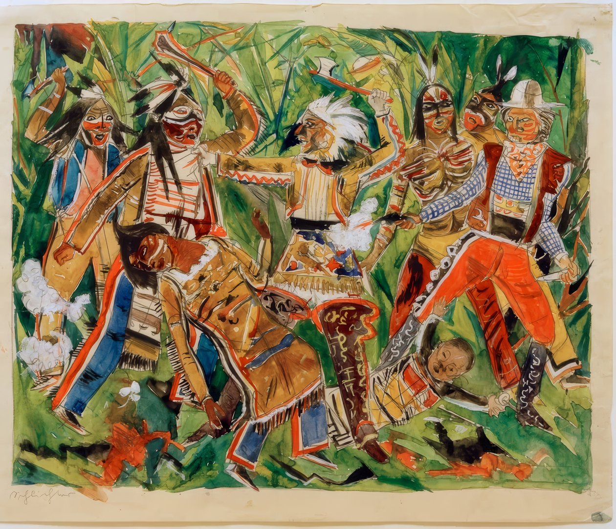 Vilda västern av Rudolf Schlichter