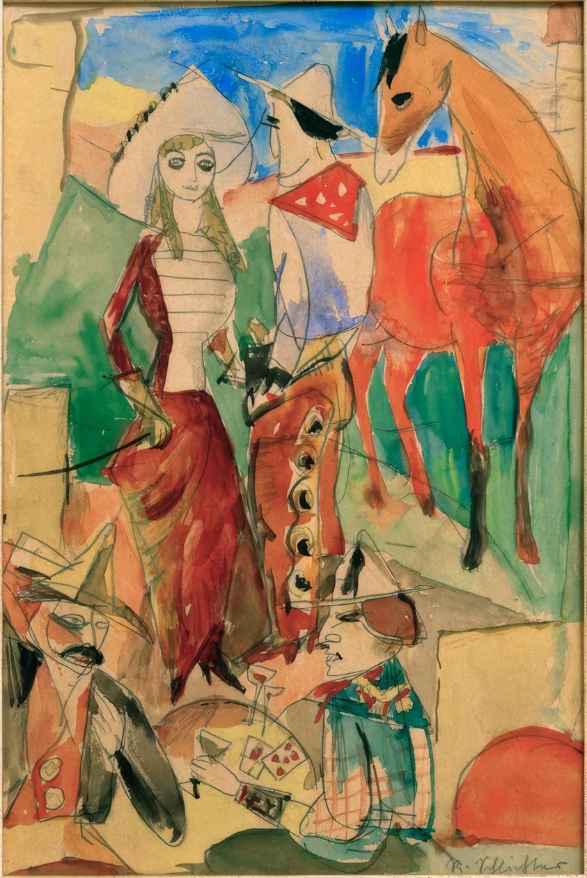 Vilda västern av Rudolf Schlichter