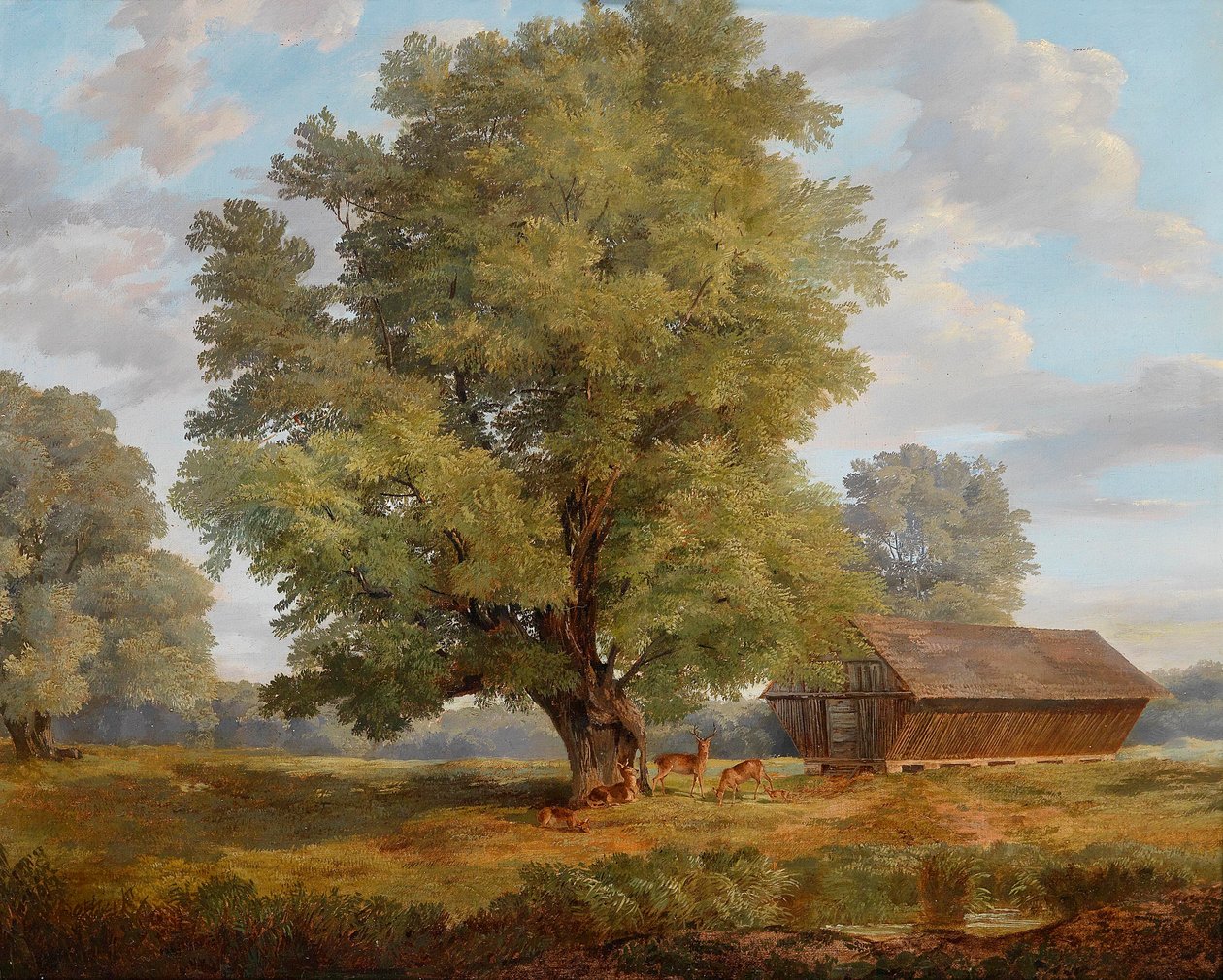 Rådjur i Praterau av Rudolf Swoboda