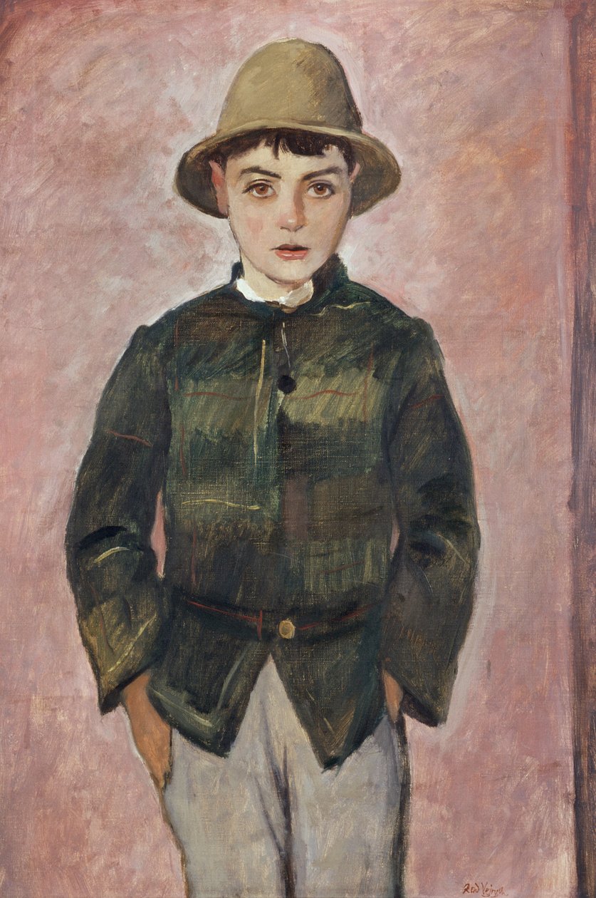 Country Boy, omkring 1928 (olja på duk) av Rudolf Vejrych