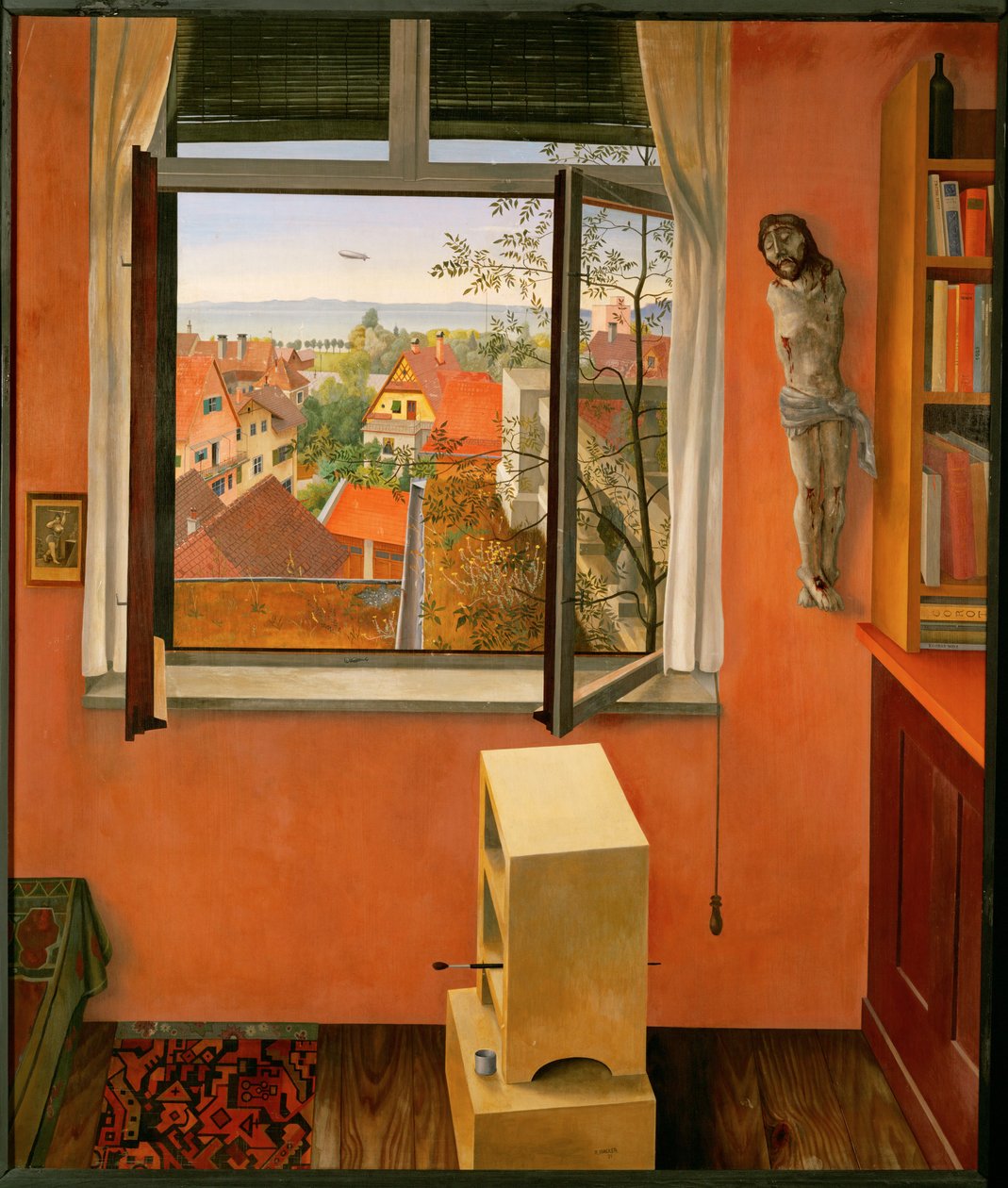 Das Fenster (olja på duk) av Rudolf Wacker