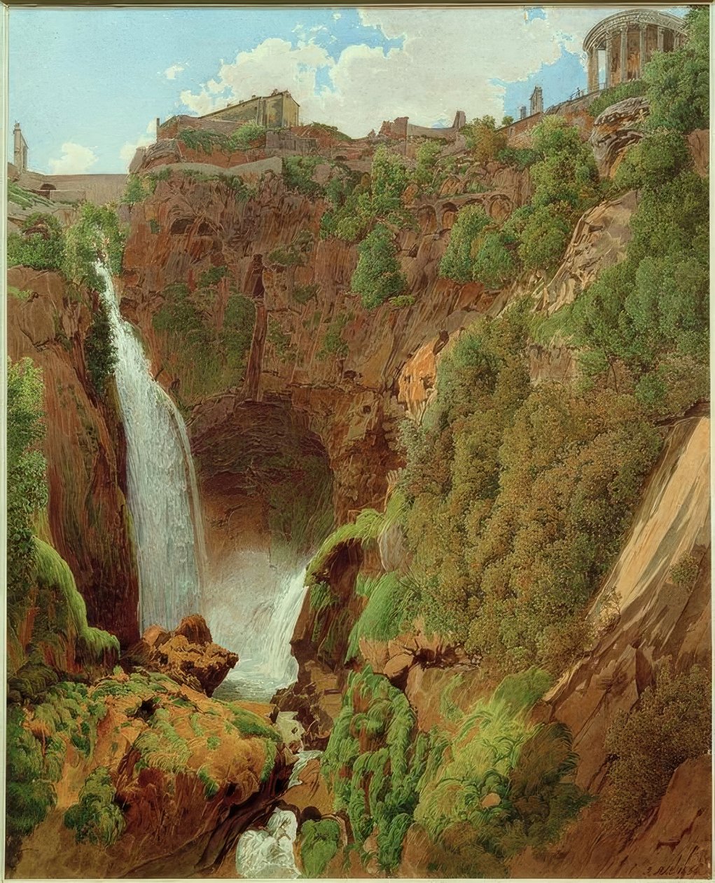 Tivoli (Latium, Italien), av Rudolf von Alt