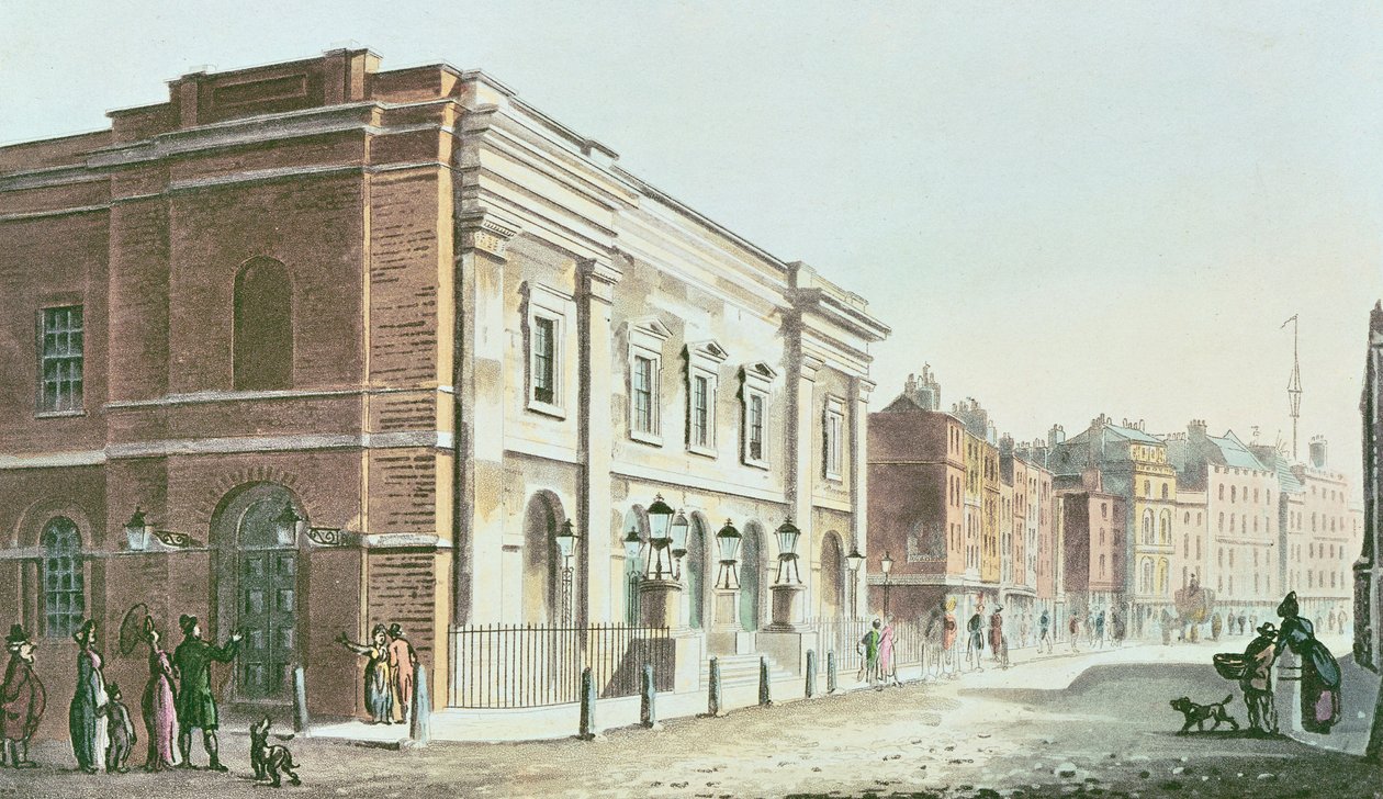 New Drury Lane Theatre, 1812 av Rudolph Ackermann