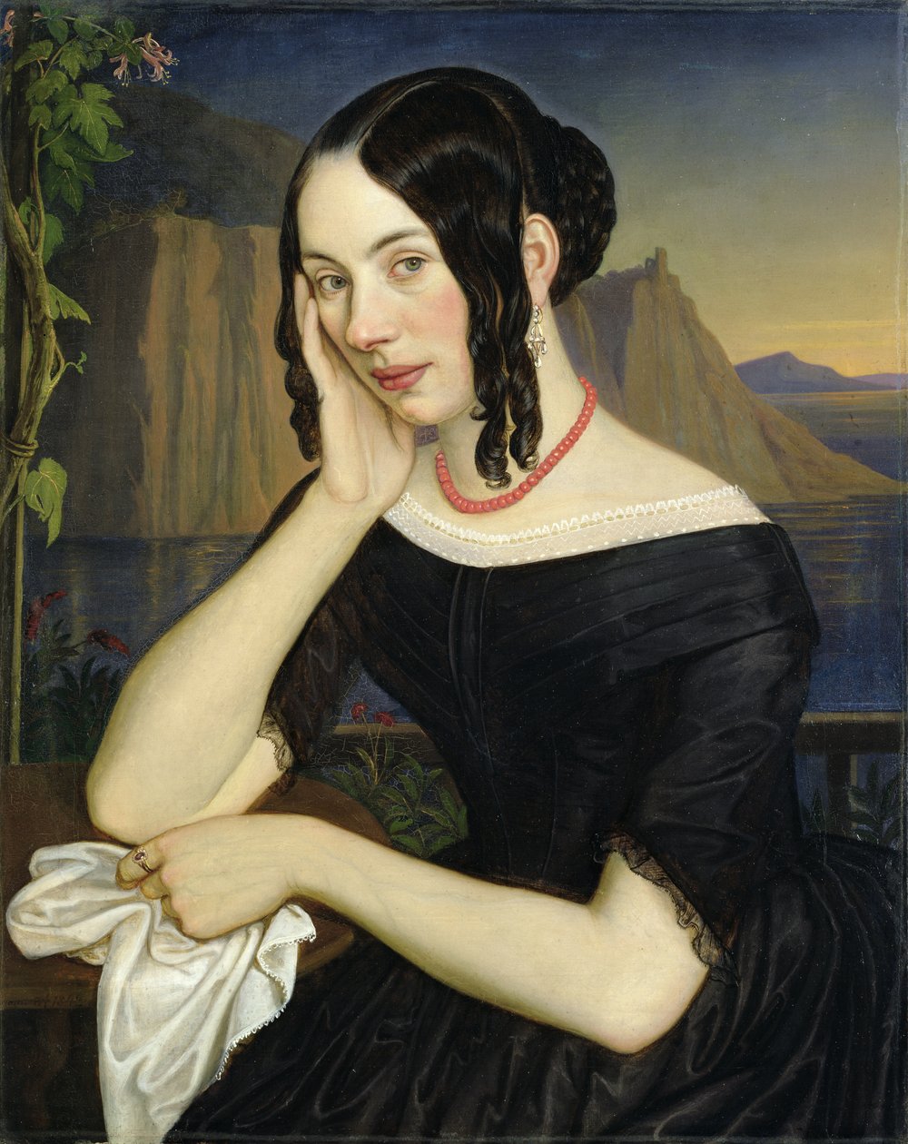 Katharina Kern o Sterzing, 1842 swed av Rudolph Friedrich Wasmann