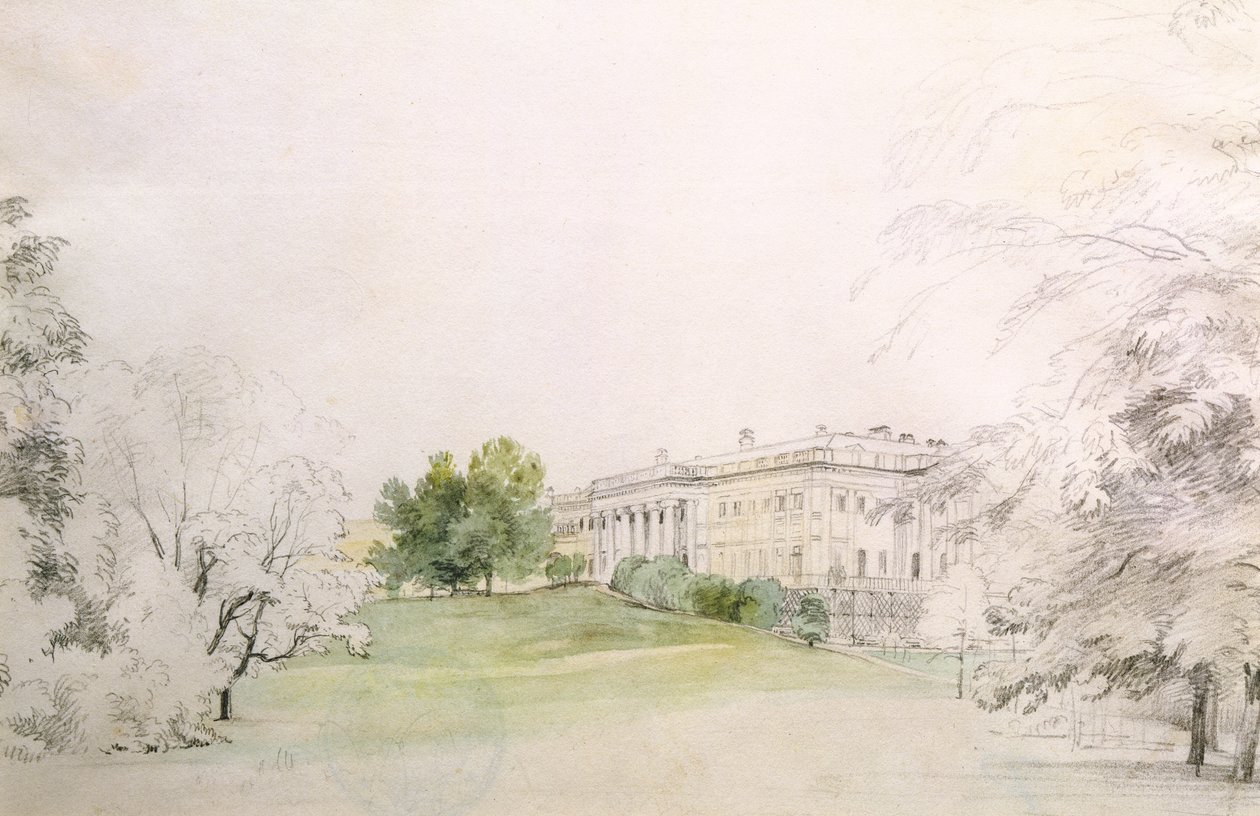 Razumovsky Palace (penna och wc) av Rudolf von Alt