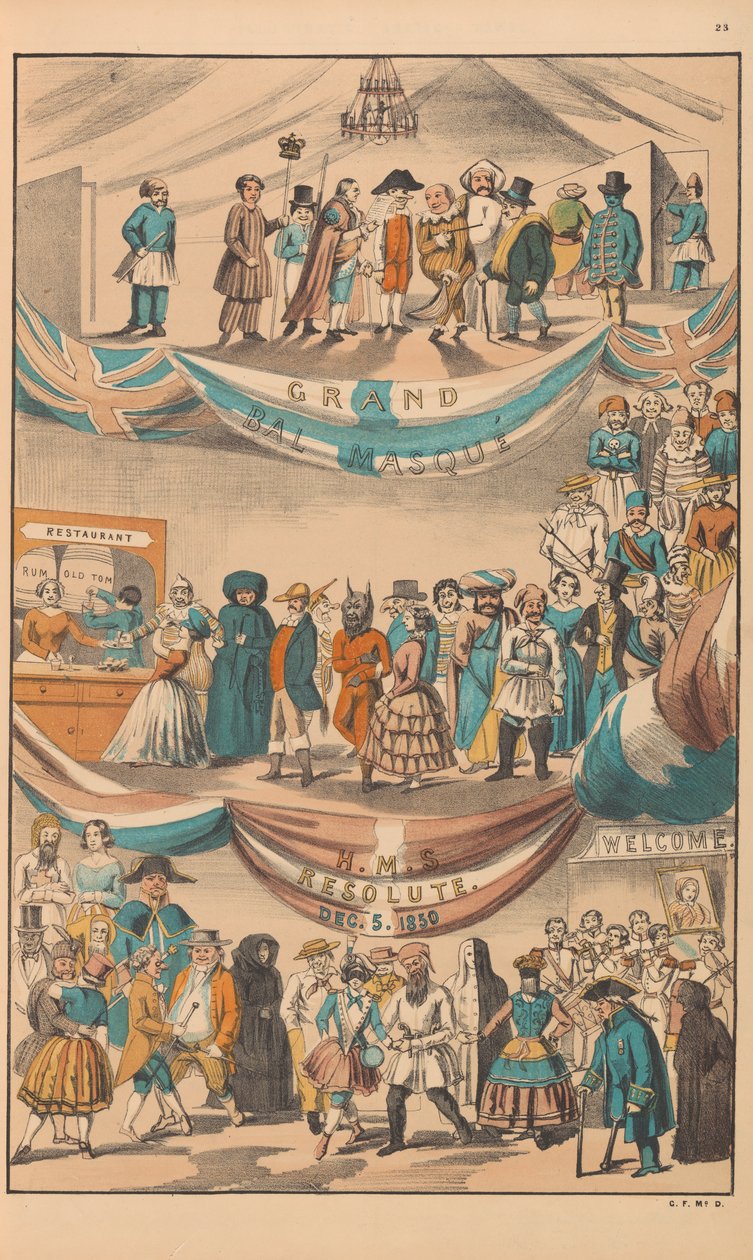 Faksimil av Illustrated News, ca 1852 (faksimil) av Rudolph Ackermann