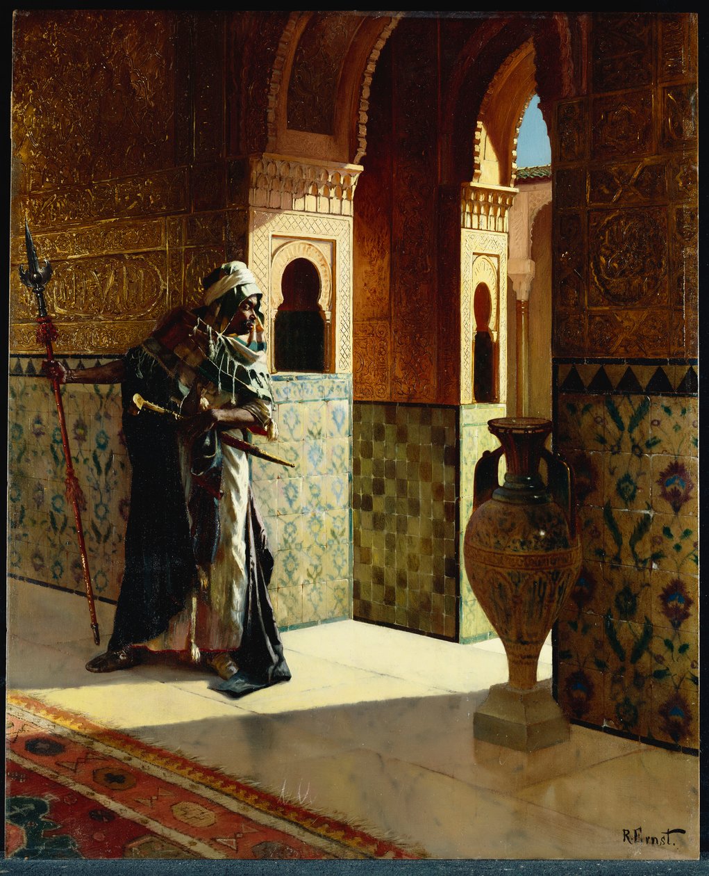 Moriska gardet, Alhambra av Rudolphe Ernst