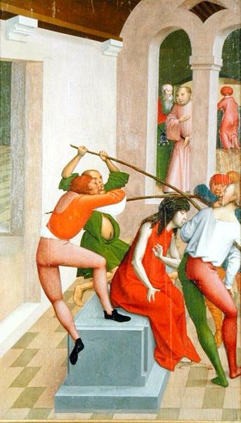 Scen från Passion-serien (tempera på panelen) av Rueland the Younger Frueauf