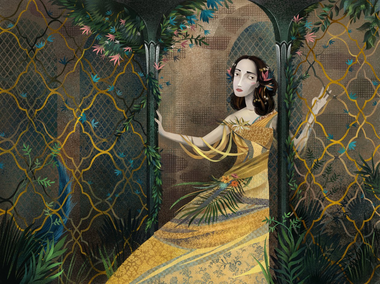 Secret Gardens, 2014 (blandade media) av Runa Anastasiya Rudaya