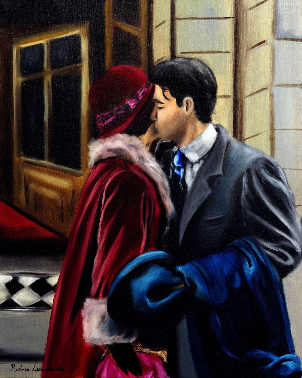 Timeless Romance, 2024 (olja på duk) av Ruslana Levandovska