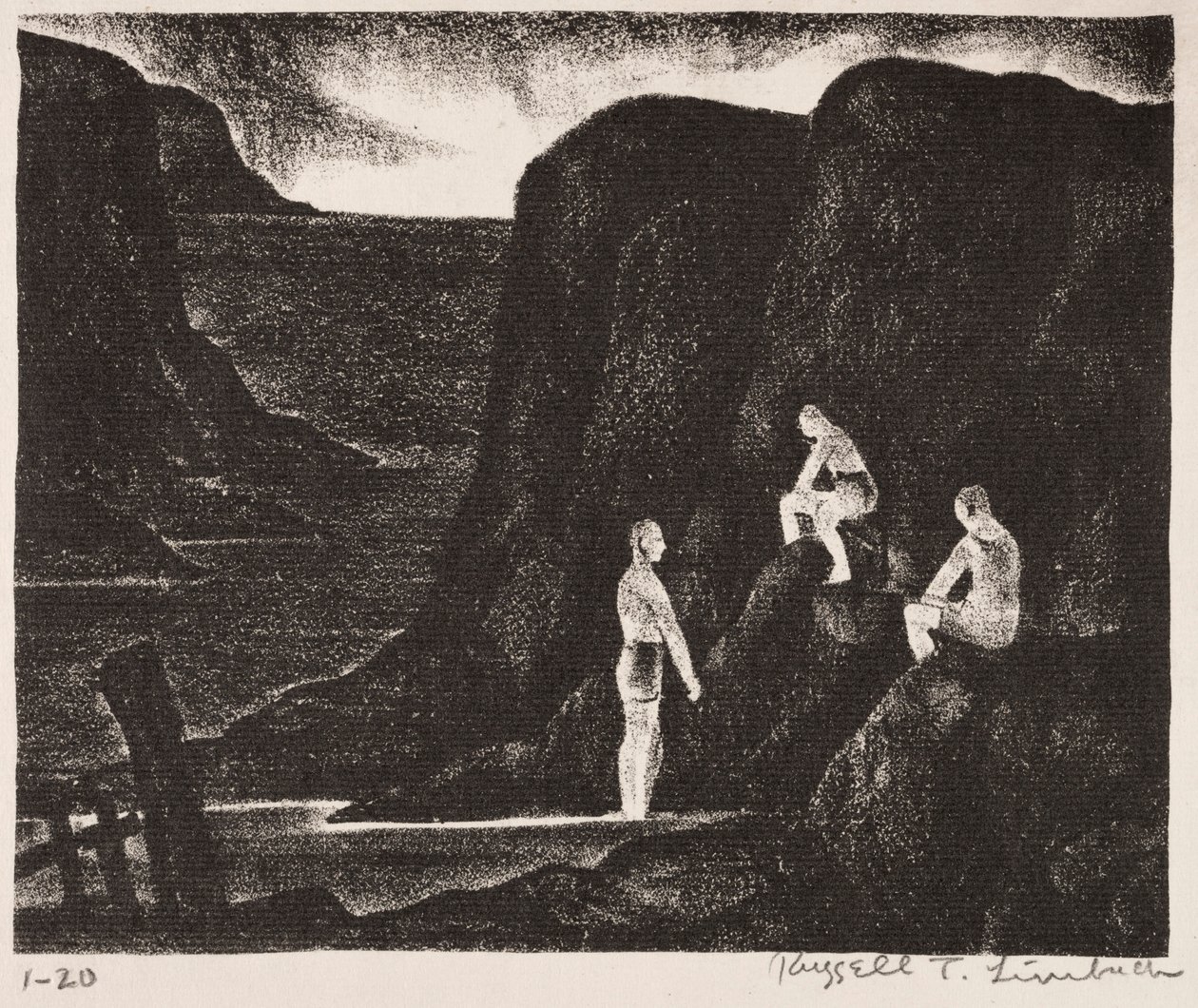 De badande av Russell T. Limbach