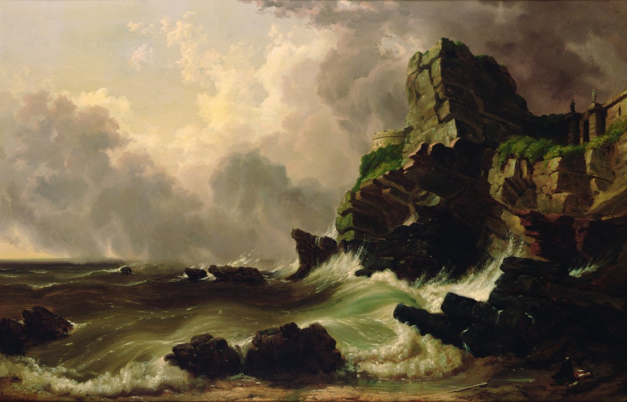 Havslandskap av Russell William Thompson Smith