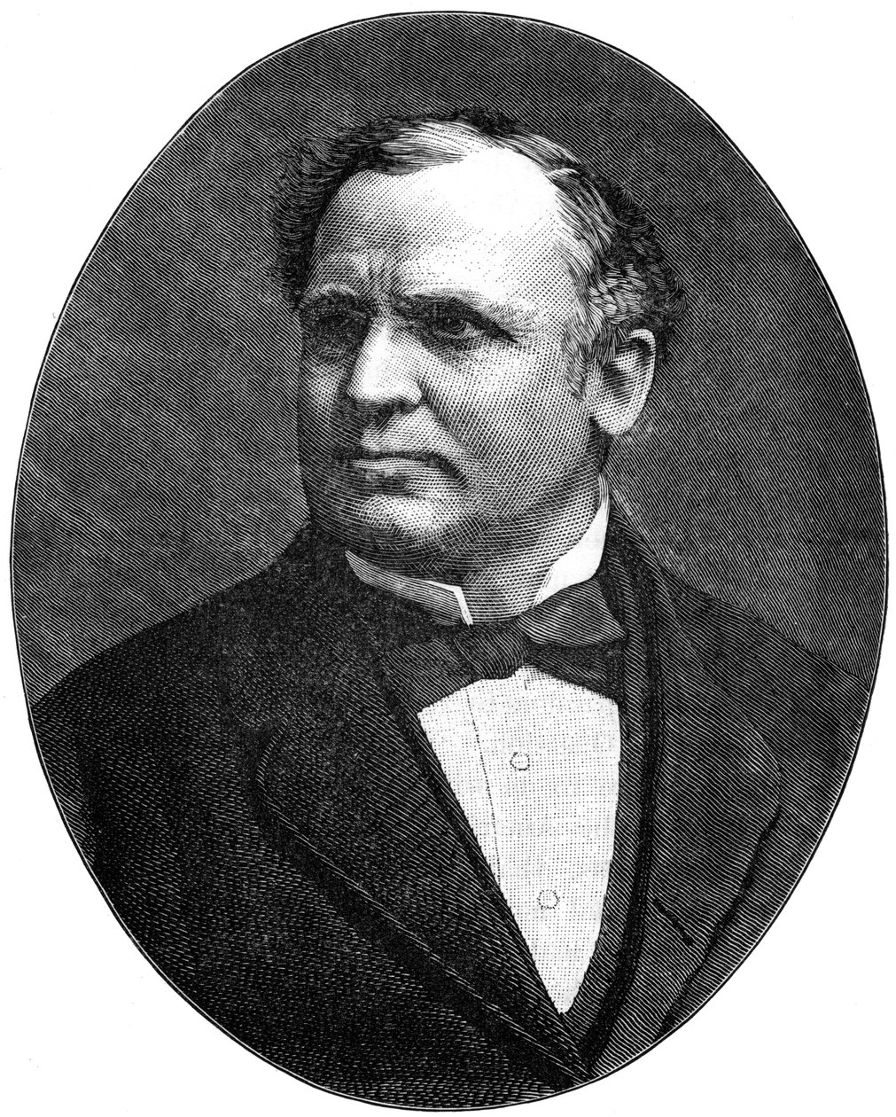 Edward Stanley, 15:e Earl of Derby, brittisk statsman från 1800-talet, 1900. av Russell and Sons