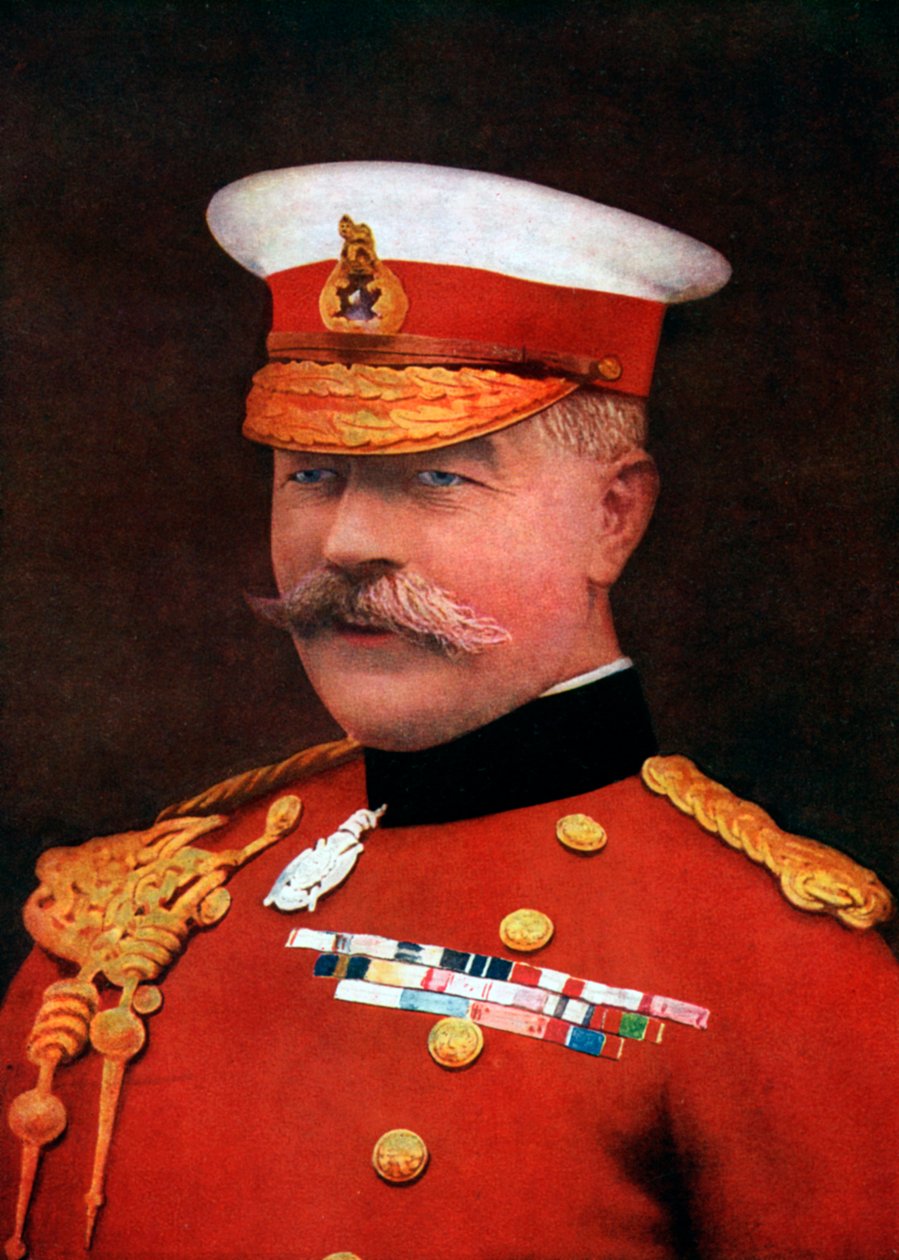 Fältmarskalk Earl Kitchener av Khartoum, krigsminister, 1914-1916, c1920 av Russell and Sons