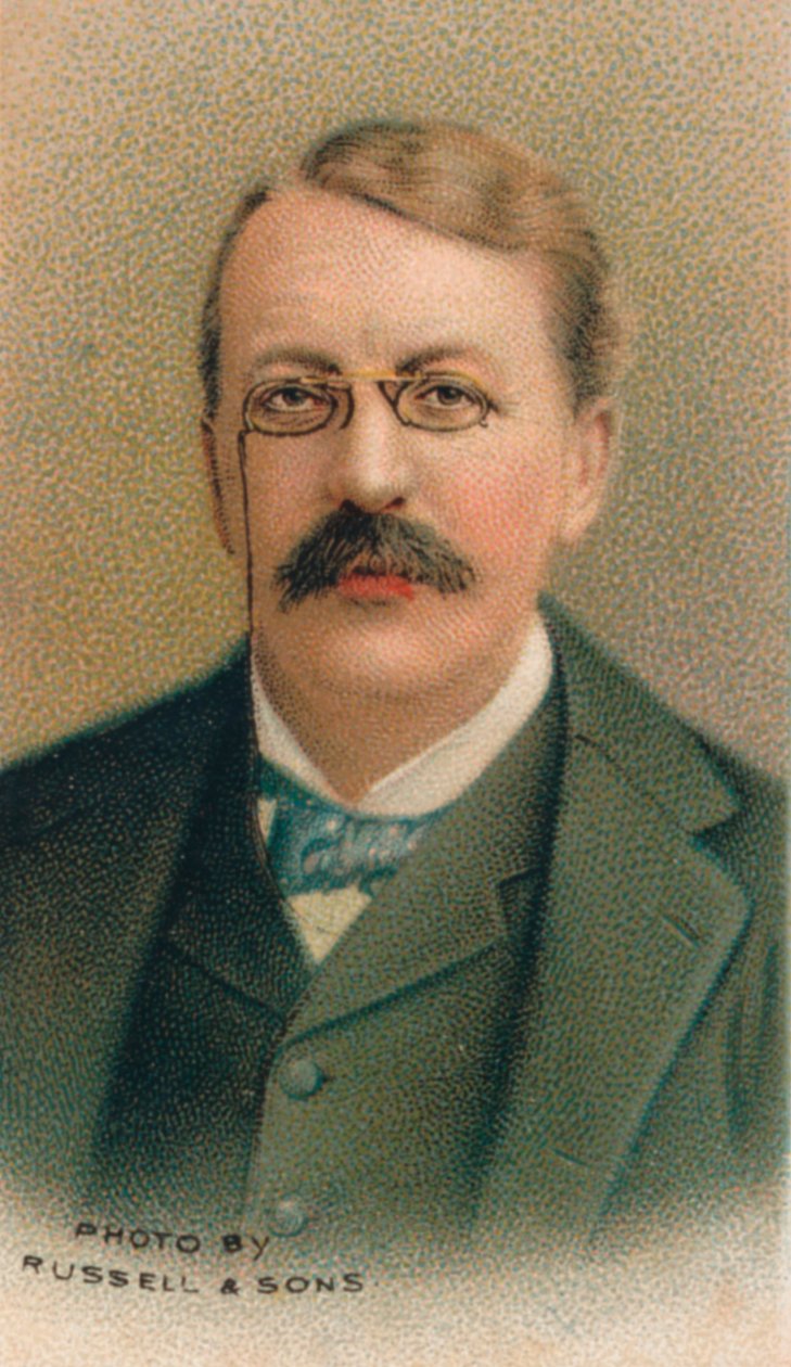 Sir Charles Villiers Stanford 1852–1924, irländsk kompositör, musiklärare och dirigent, 1911 av Russell and Sons