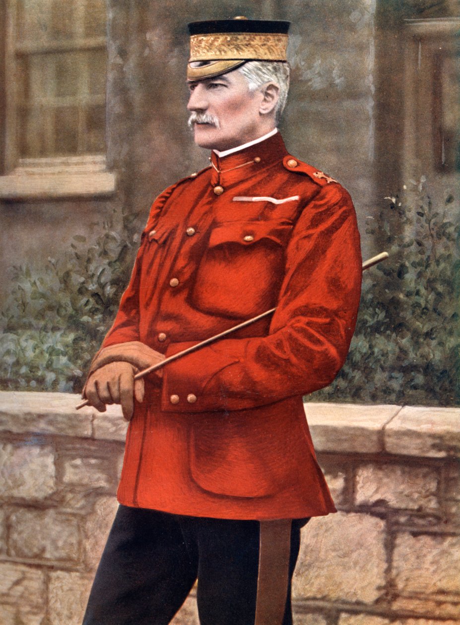 Sir Frederick William Edward Forestier Forestier-Walker, brittisk soldat, 1902. av Russell and Sons