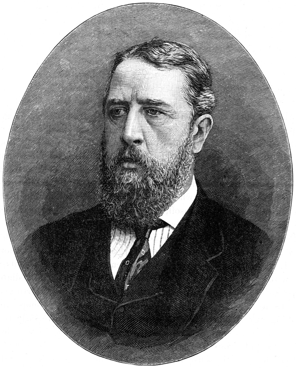 Spencer Compton Cavendish, markis av Hartington, brittisk liberal statsman, 1900. av Russell and Sons
