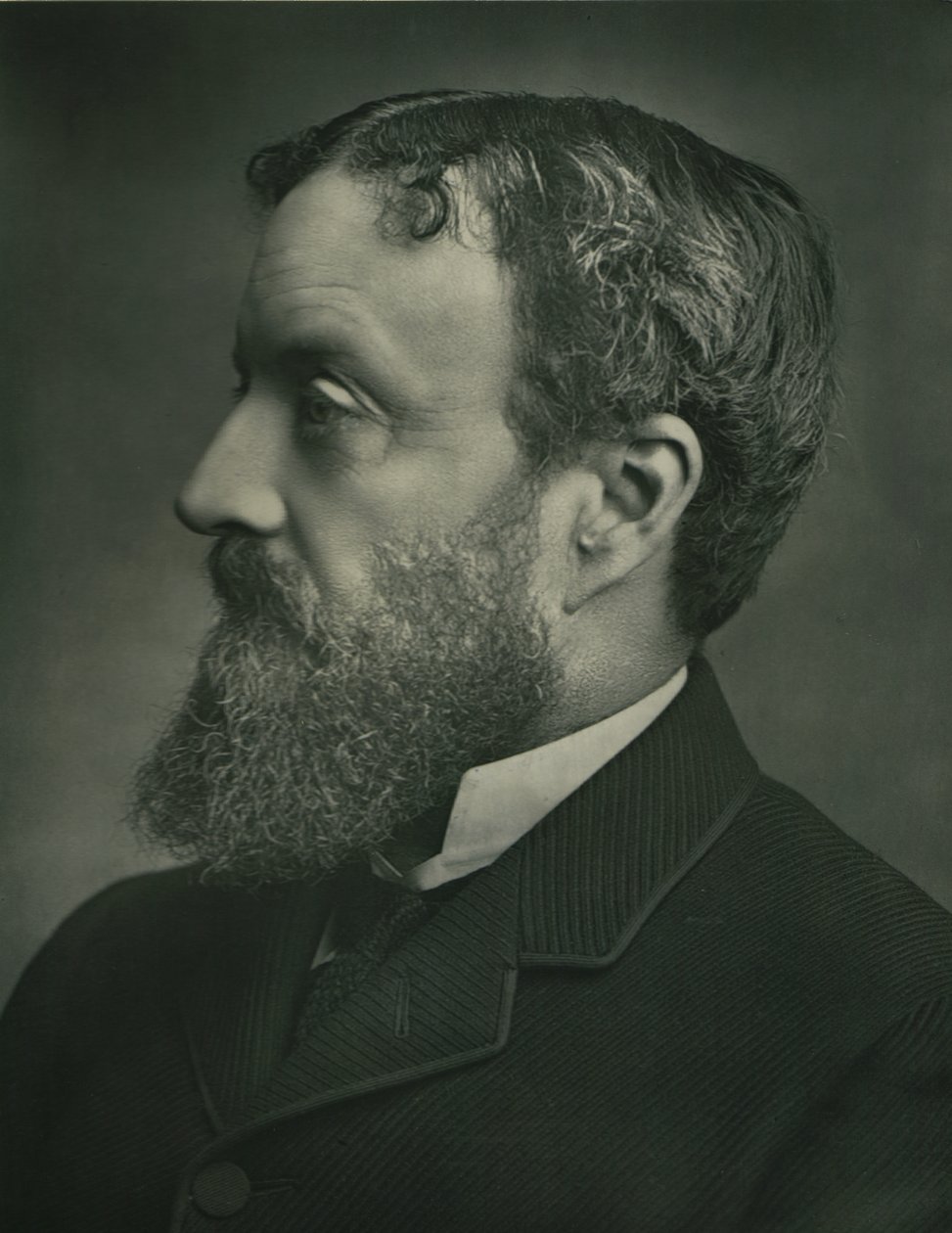The Right Honorable Sir Michael Edward Hicks-Beach, Baronet, c1899. av Russell and Sons