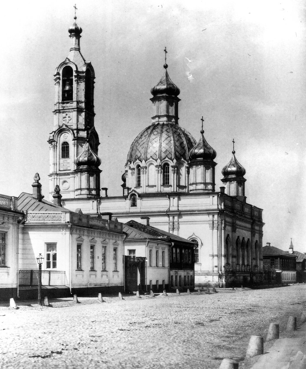Dormitionskyrkan, Moskva, 1857 av Russian Photographer