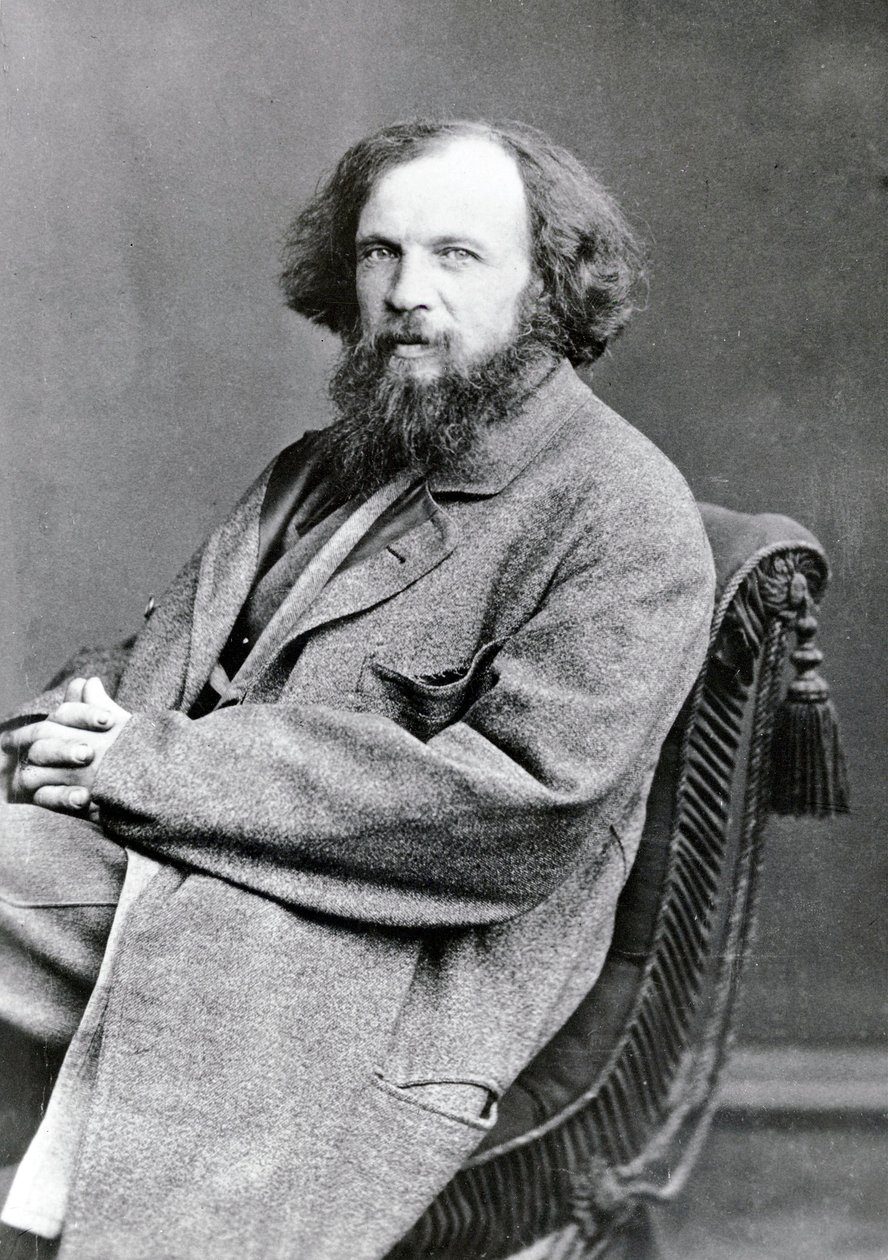 Dmitry Ivanovich Mendeleev av Russian Photographer