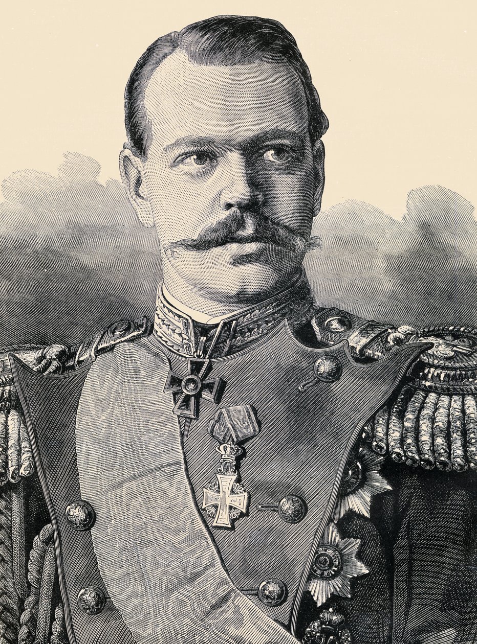 Storhertig Alexander Alexandrovitch III (1845-1894) av Russian School