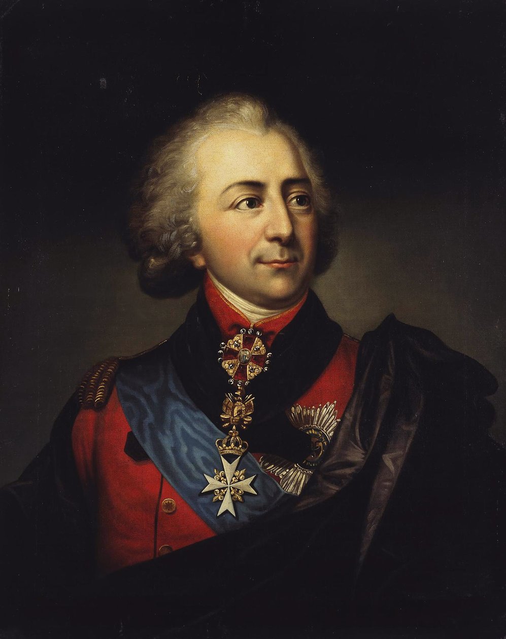 Porträtt av Ivan Pavlovich Kutaysov av Russian School