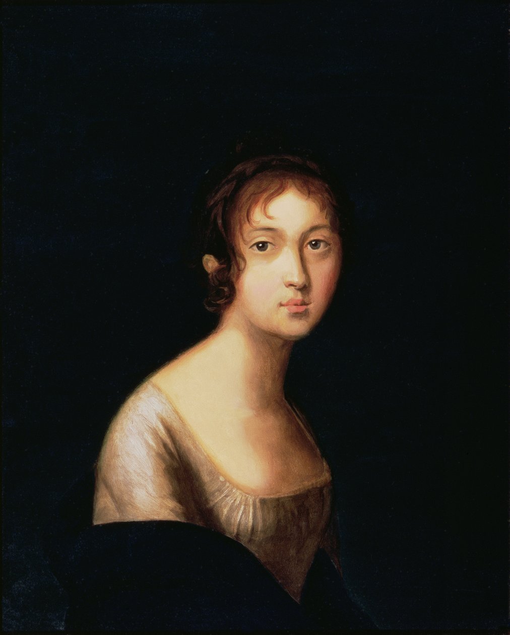 Porträtt av Natalia Goncharova, 1820-talet av Russian School