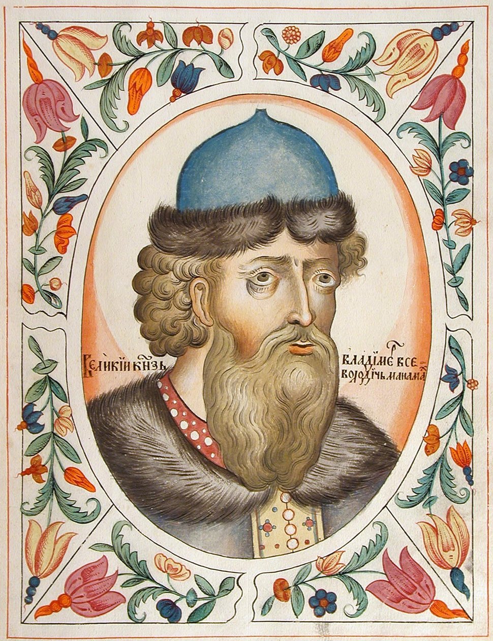 Storprins Vladimir II Monomakh av Kiev av Russian Master