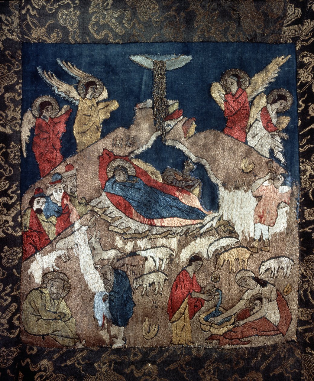 Födelse Detalj av ett hölje, 1400-talet av Russian Master