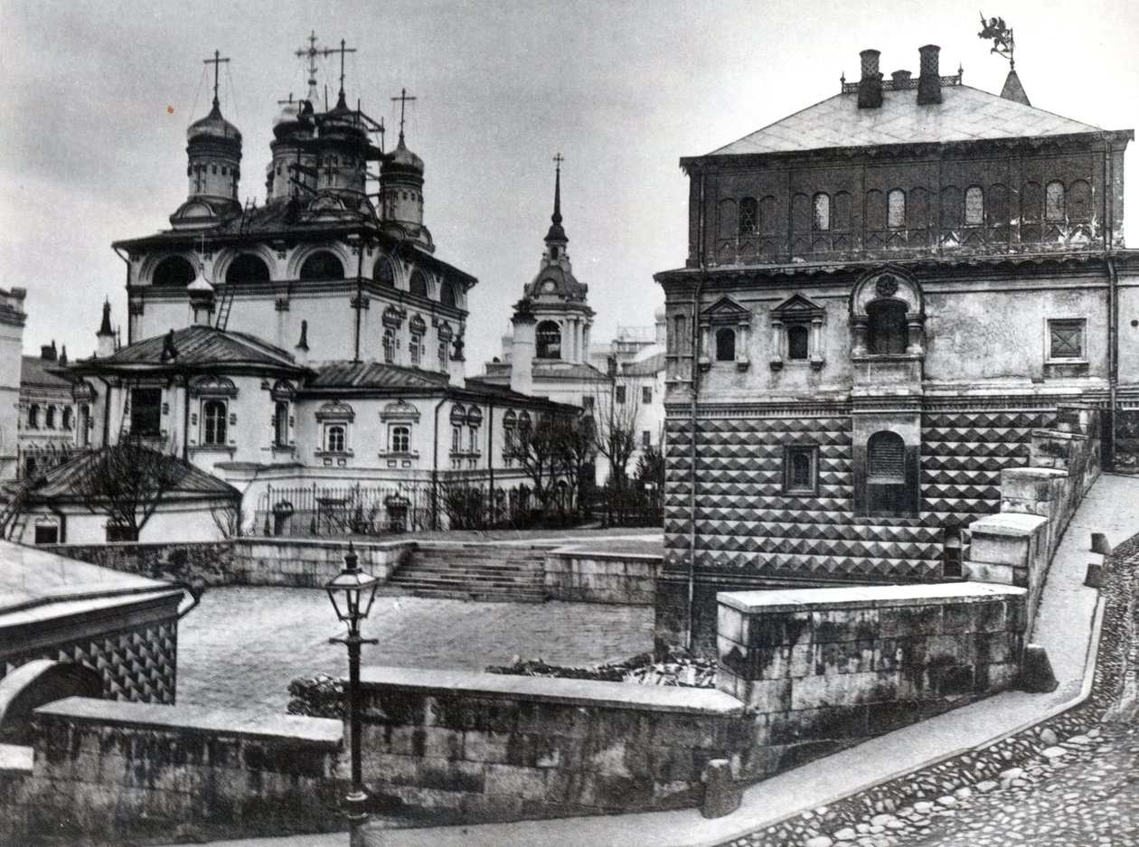 Romanovbojarernas hus i tecknets kloster och tecknets katedral, Moskva av Russian Photographer
