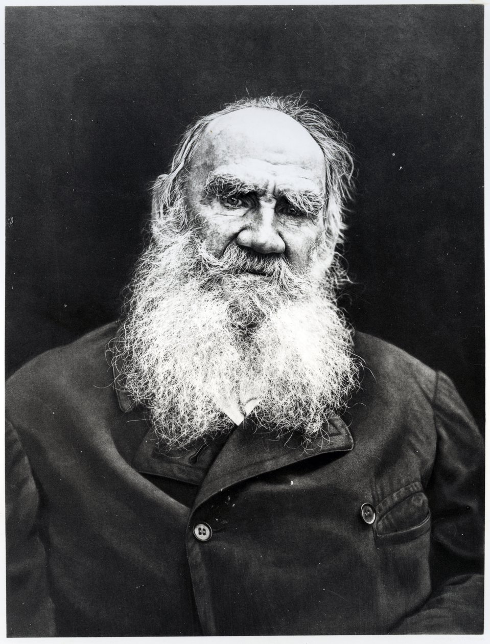 Leo Tolstoj (svartvitt foto) av Russian Photographer