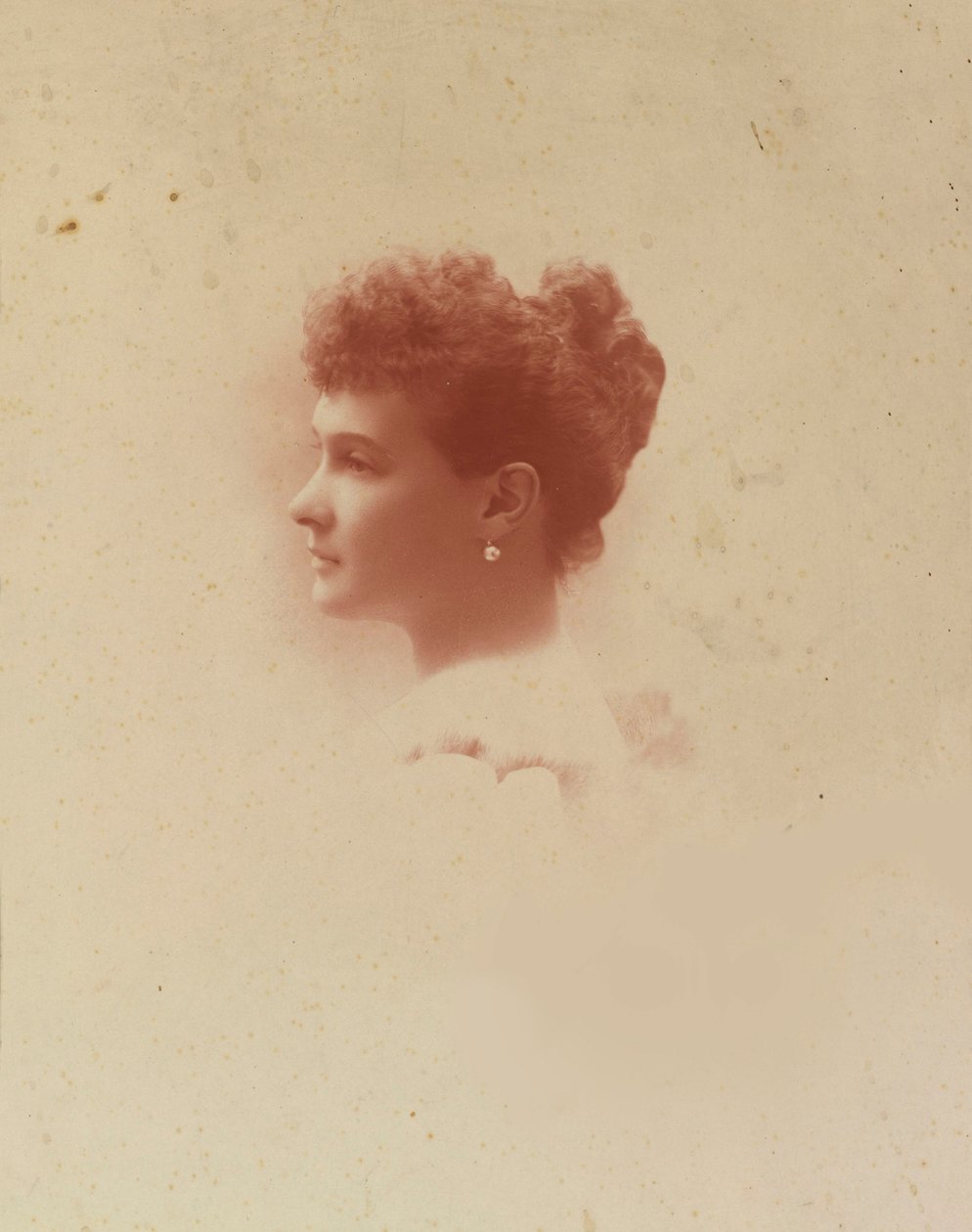 Marie Pavlovna de Russie - storhertiginna Maria Pavlovna av Ryssland (1854-1920), anonym . Silvergelatinfotografering av Russian Photographer