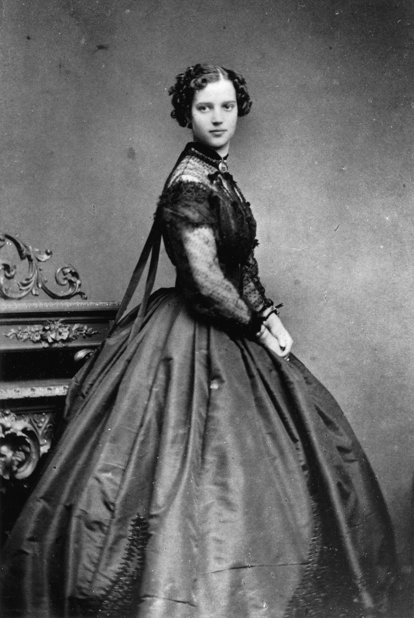 Porträtt av prinsessan Dagmar av Danmark, Maria Fyodorovna av Ryssland av Russian Photographer