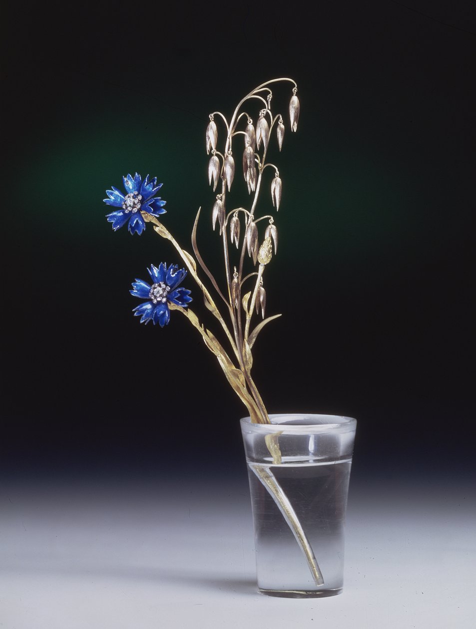Blåklint och majsöron, Faberge verkstad, 1880-talet av Russian School