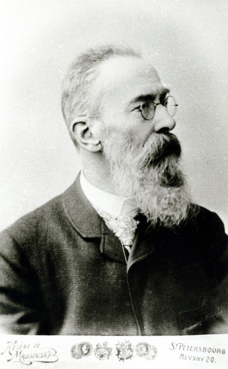 Nikolai Andrejevitj Rimsky-Korsakov av Russian School