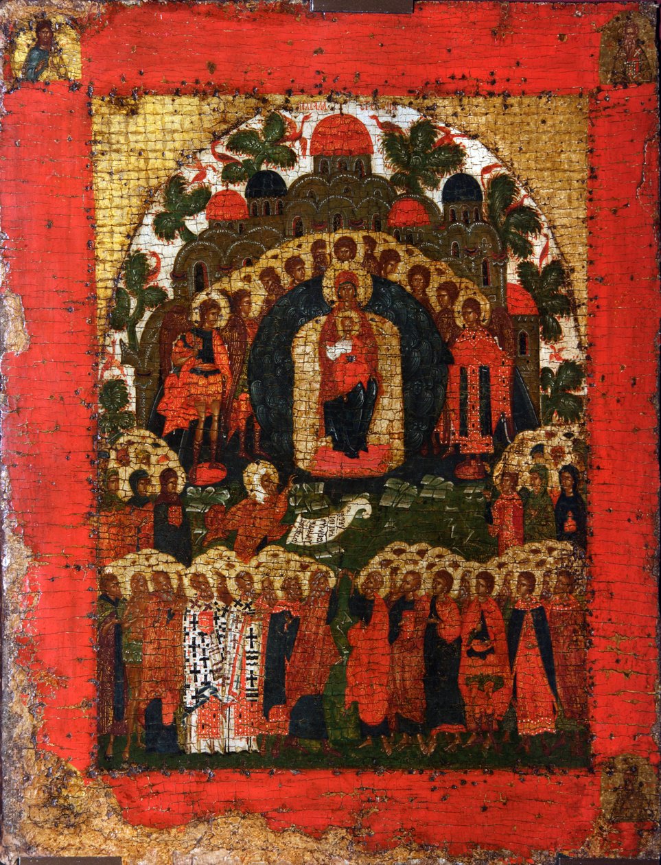 I Thee Joiceth, sent 1400-tal. av Russian icon.