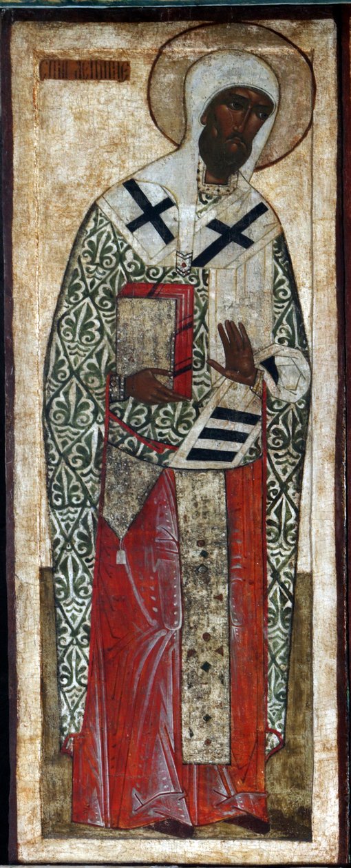 Sankt Leontius av Rostov, 1500-talet. av Russian icon.
