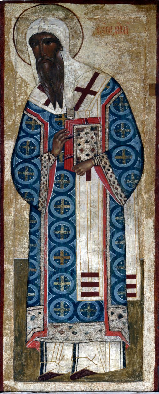 Sankt Metropolit Alexius, 1500-talet. av Russian icon.