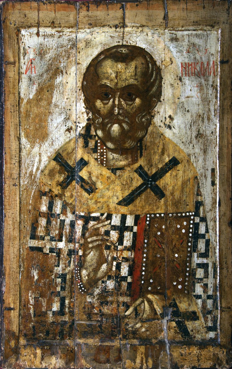 Sankt Nikolaus, 1300-talet. av Russian icon.