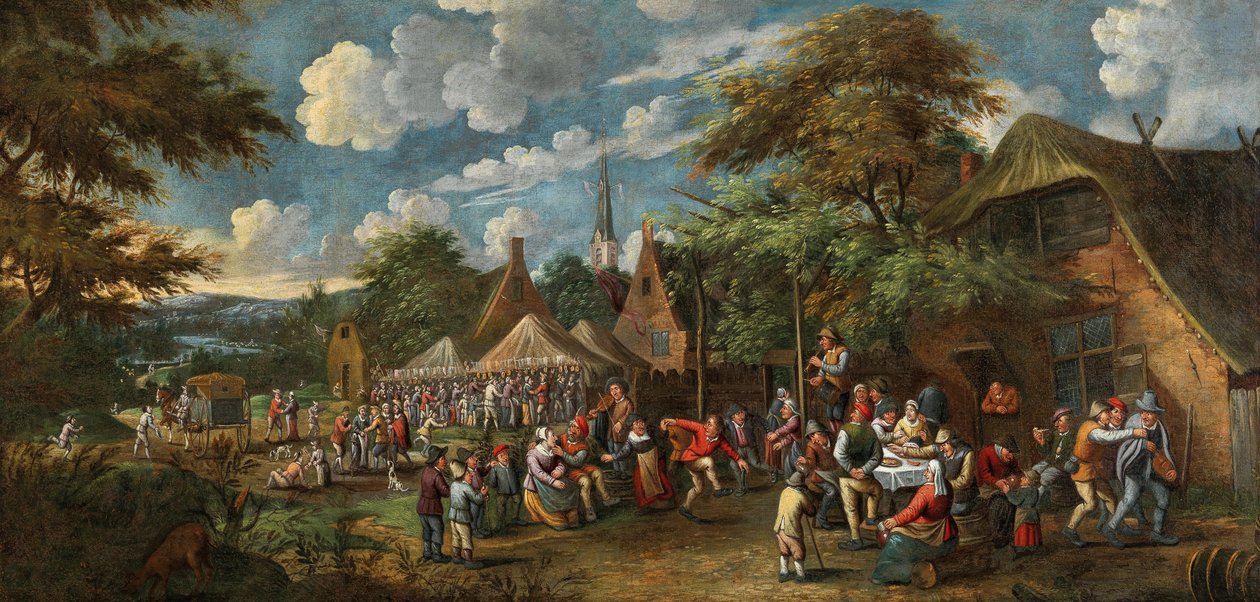 Bymässa, um 1700. av Rutger Verburgh