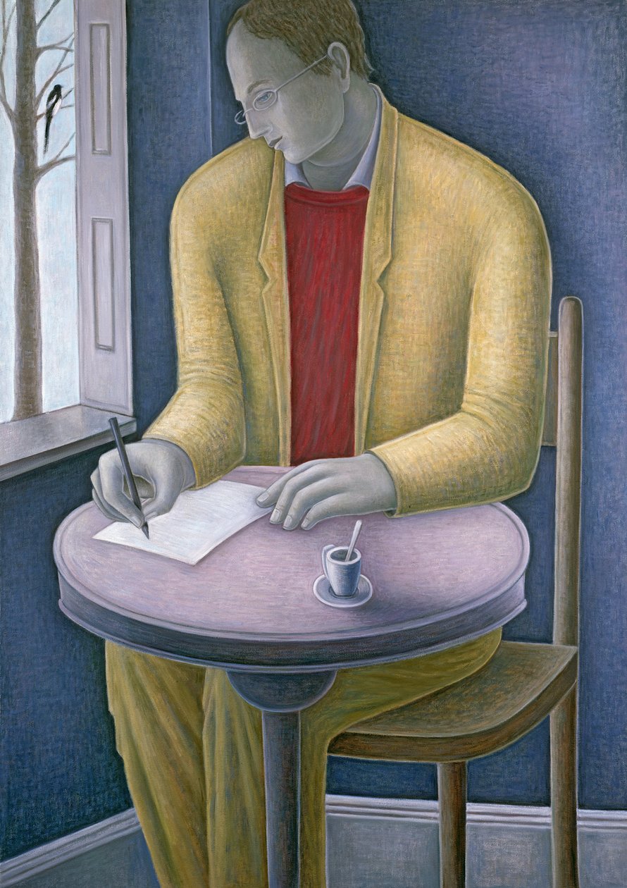 Man skriver, 2004 av Ruth Addinall