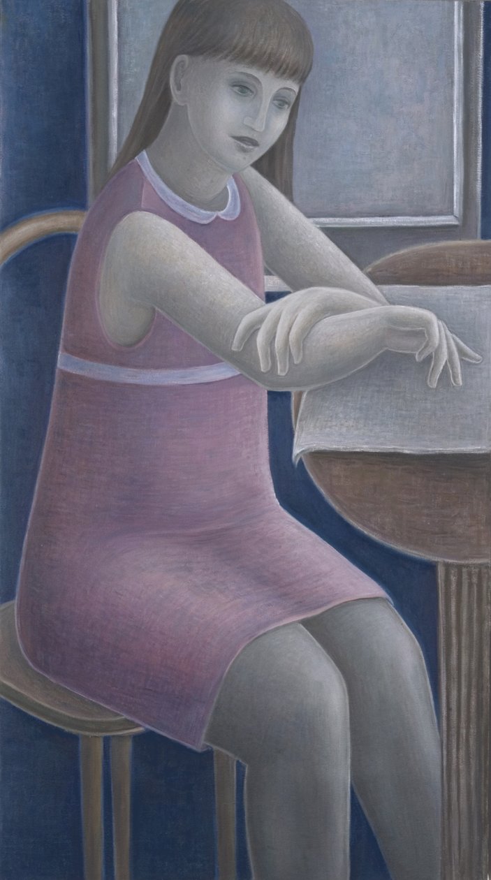Läser ung flicka, 2008 av Ruth Addinall