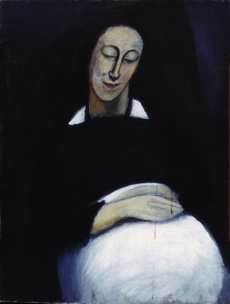 Sleeping Woman (olja på duk) av Ruth Adams