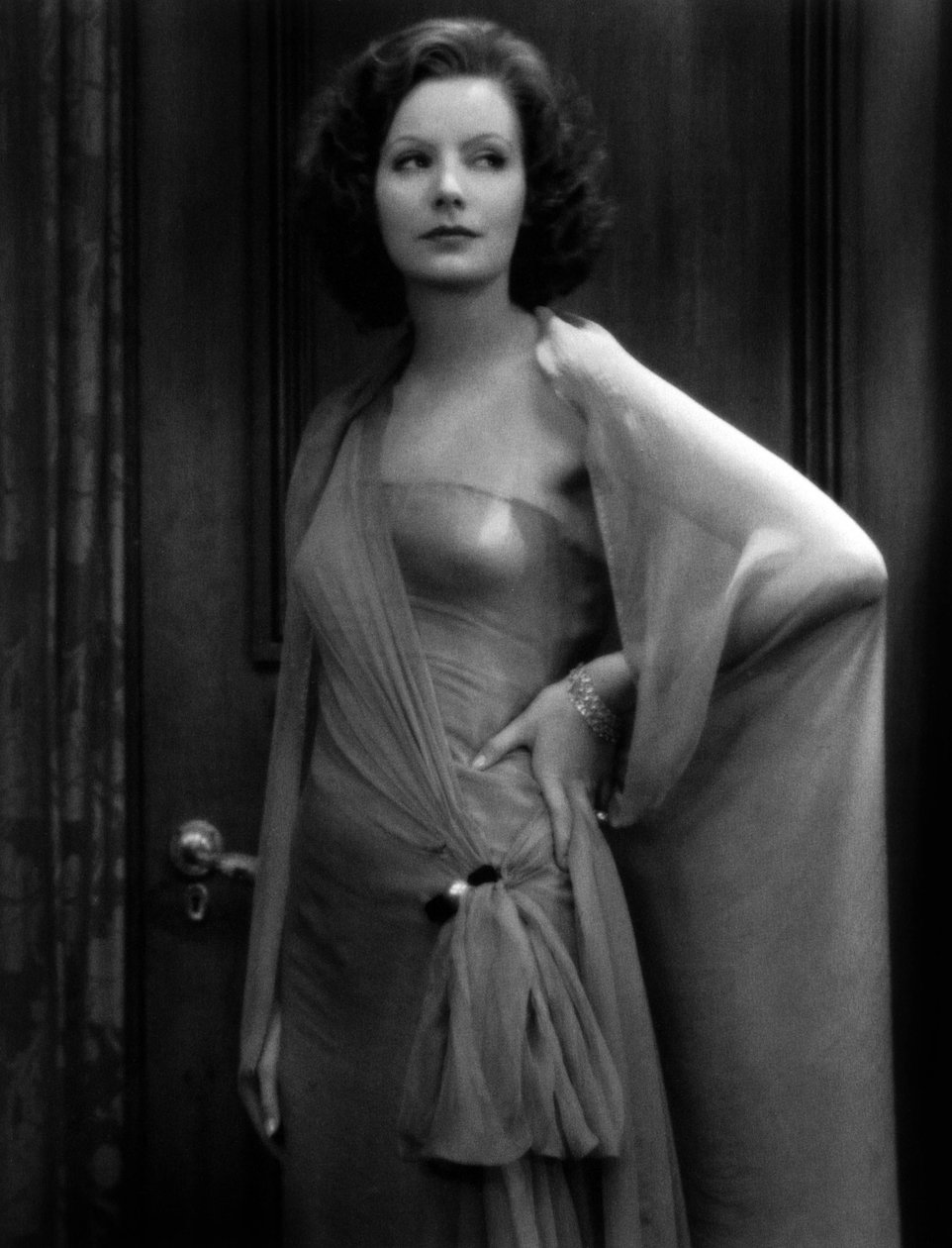 Den mystiska damen, Greta Garbo 1928 (foto) av Ruth Harriet Louise