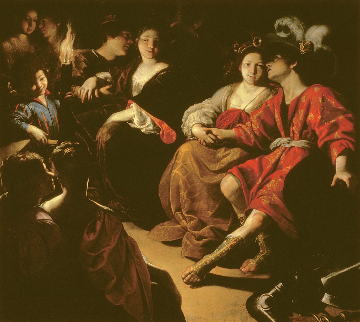 Ruggiero och Alcina, eller De nygiftas återförening av Rutilio Manetti