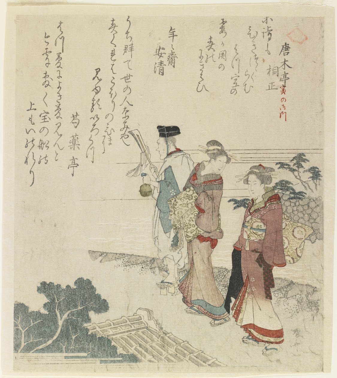 Tigerporten, 1818 av Ryuryukyo Shinsai