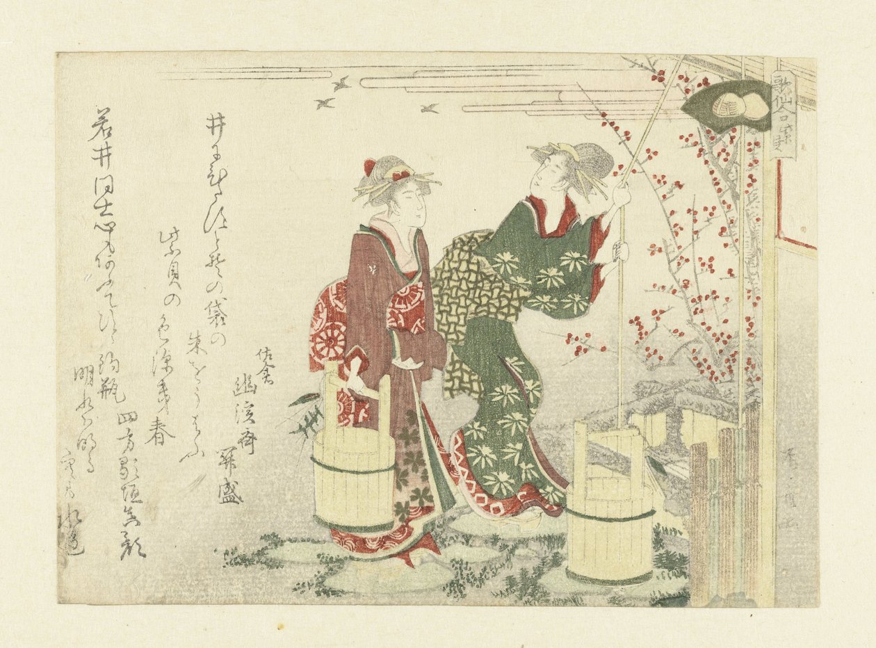 Dra vatten från brunnen Det lila skalet Det lila skalet (titel på objekt) av Ryuryukyo Shinsai