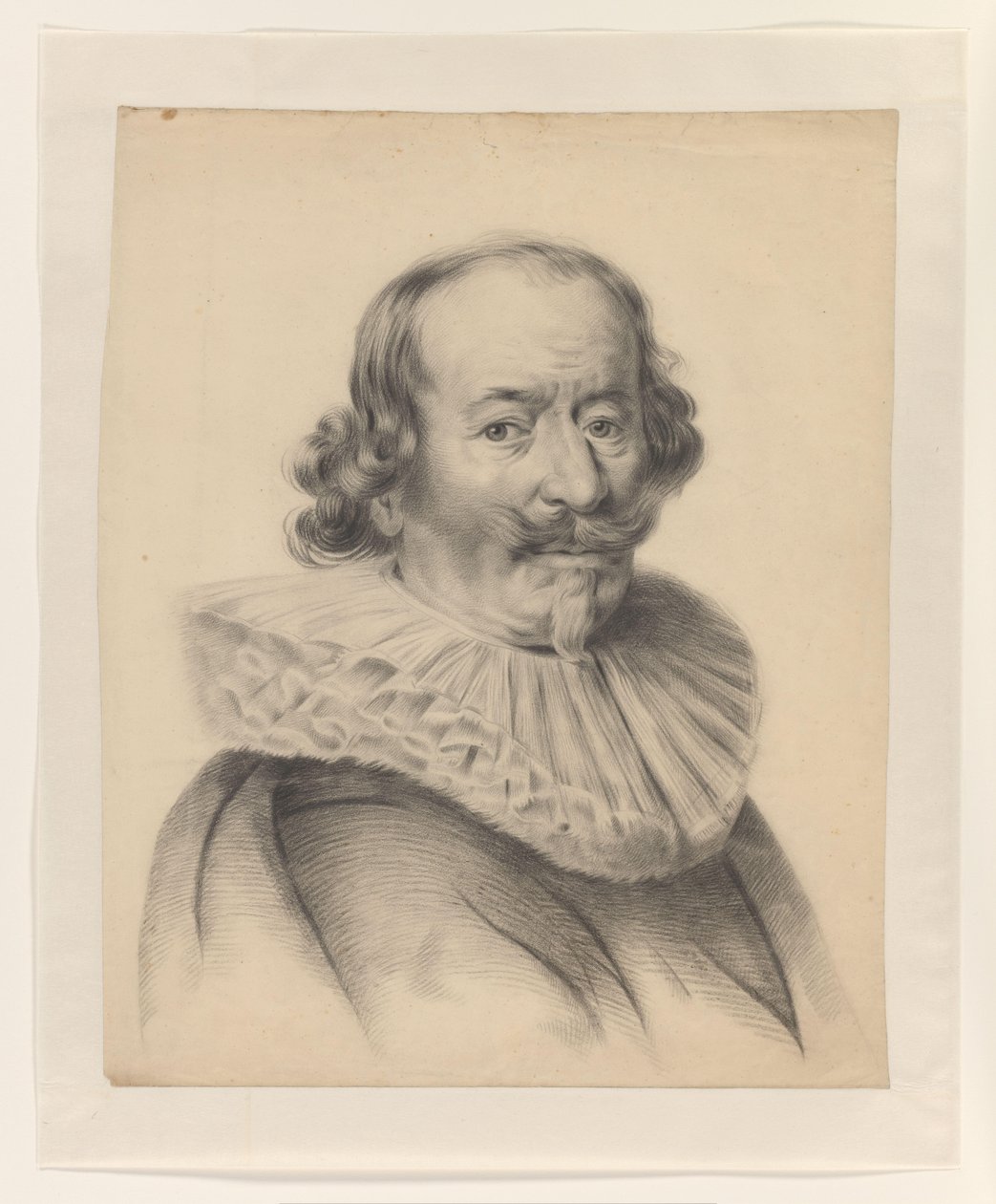 Porträtt av en 1600-talsman av S.A. van der Heim
